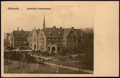 Ansichtskarte Sterkrade-Oberhausen Johanniterkrankenhaus 1914