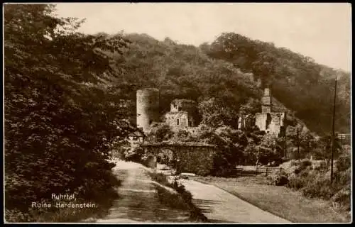 Ansichtskarte Witten (Ruhr) Fotokarte Burg Hardenstein Ruhrtal 1027