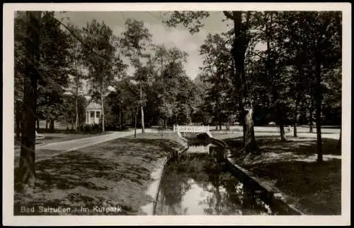 Ansichtskarte Bad Salzuflen Im Kurpark 1947