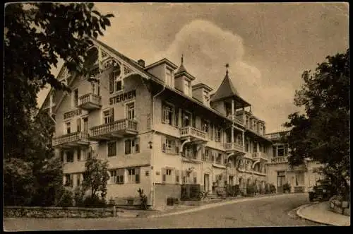 Ansichtskarte Schluchsee Hôtel Sternen 1928