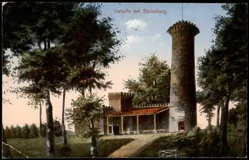 Ansichtskarte Bückeburg Idaturm 1919