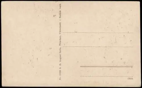 Ansichtskarte Waldsassen Bibliothek Bibliotheksaal 1914