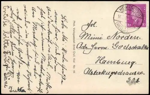 Ansichtskarte Laboe Strand und Promenade 1932