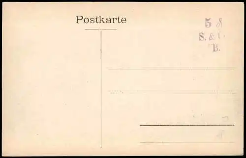Herrenhausen-Hannover Flusswasserkunst und Gebäude-Ansicht 1910