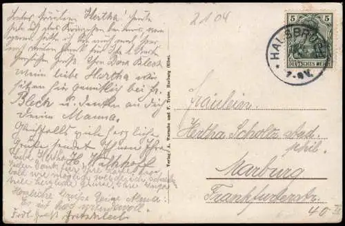 Ansichtskarte .Niedersachsen Die Diebskuhlen in der Neugrabener Heide 1910