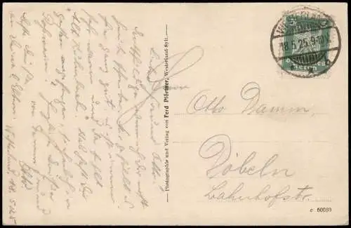 Ansichtskarte Westerland-Sylt Sylt Sturmflut 1926