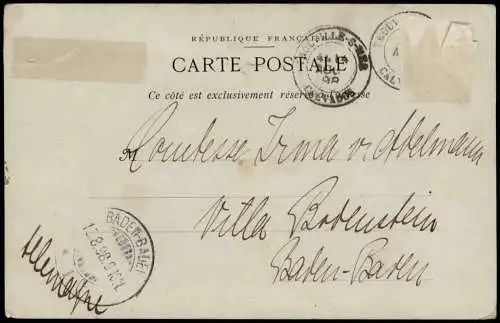 Paris Panorama-Ansicht Ausstellungsgelände Exposition de 1900 1898