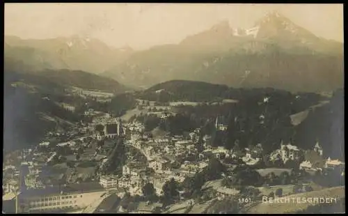 Ansichtskarte Berchtesgaden Blick über die Stadt 1907