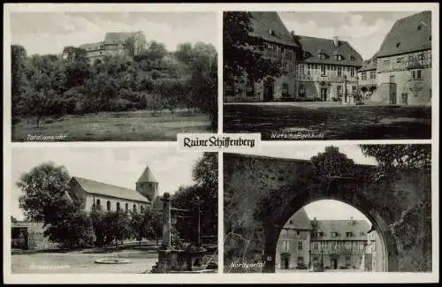 Ansichtskarte Gießen Ruine Schiffenberg Wirtschaftsgebäude 4 Bild 1941