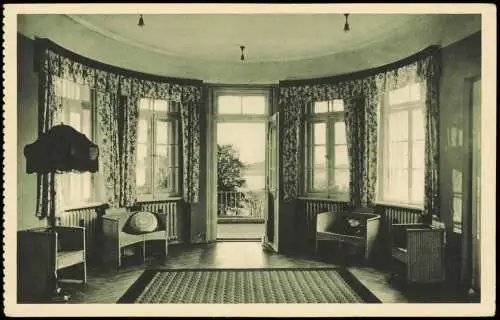 Buch am Ammersee-Inning am Ammersee Erholungsheim Bayern Emfangszimmer 1928