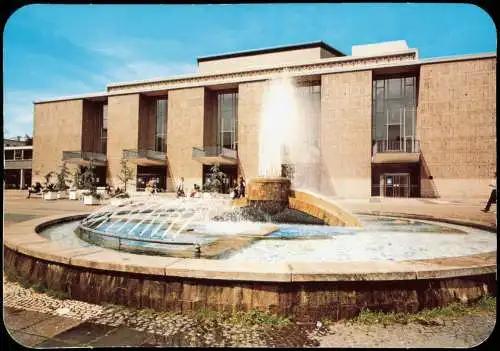 Ansichtskarte Köln Opernhaus, Wasserspiele 1975