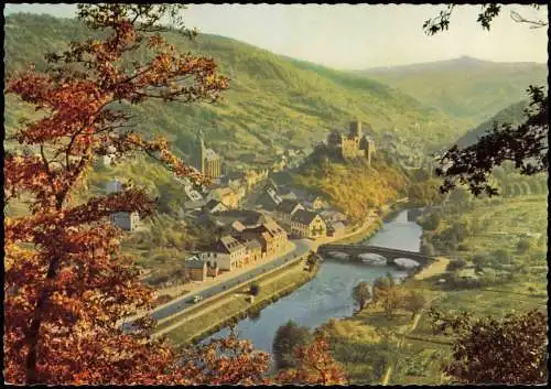 Ansichtskarte Heimbach (Eifel) Panorama-Ansicht, Ort in der Eifel 1970