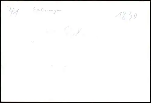 Bad Salzungen Fotoabzug von Gemälde 1830/1992 REPRO