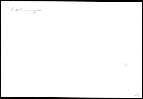Bad Salzungen Fotoabzug von Gemälde 1800/1992 REPRO