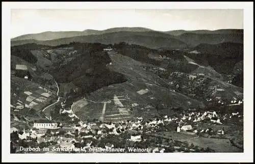 Ansichtskarte Durbach Luftbild 1958