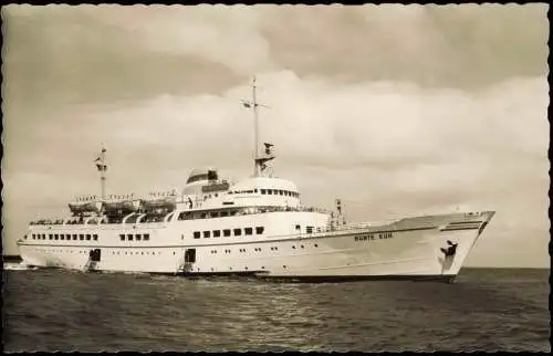 Ansichtskarte  Helgoland M. S. Bunte Kuh Schiffe Dampfer Steamer 1967