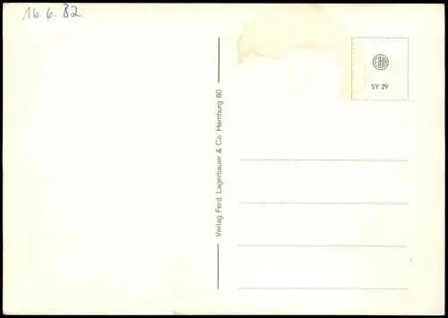 Ansichtskarte Sylt Insel Sylt als ältere Landkarte (Map) Nordsee Region 1970
