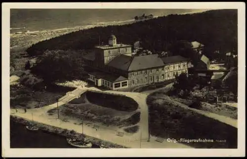 Treptower Deep Regamünde Mrzeżyno Luftbild  Leuchtturm Pommern Pomorskie
1940