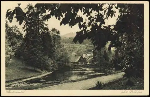 Ansichtskarte Wernigerode Partie im Christianental 1940