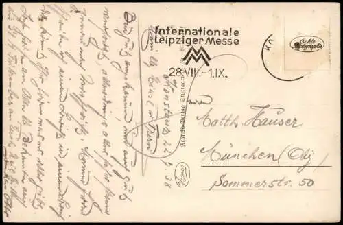 Ansichtskarte Konstanz Dr. Büdingens Sanatorium 1938