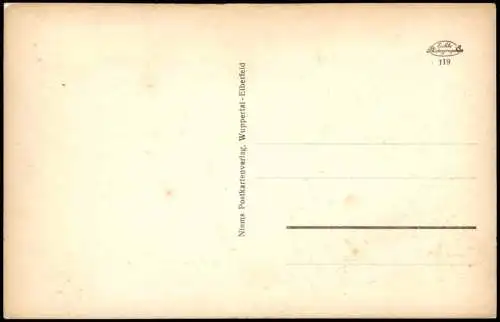 Remscheid Müngstener Brücke Talbrücke Eisenbahn Wolken-Spiel 1920