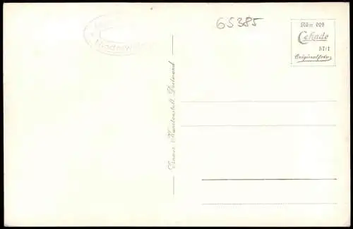 Rüdesheim (Rhein) Rhein mit Nationaldenkmal auf dem Niederwald 1937