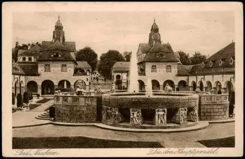 Ansichtskarte Bad Nauheim Die drei Hauptsprudel 1928