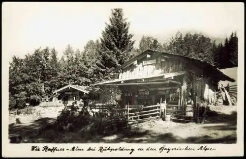 Ansichtskarte Ruhpolding Umland-Ansicht Raffner Alm bei Ruhpolding 1958