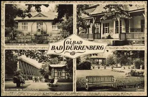 Bad Dürrenberg DDR MB u.a. Trinkmännchen  Trinkhalle Gradierwerk  1965