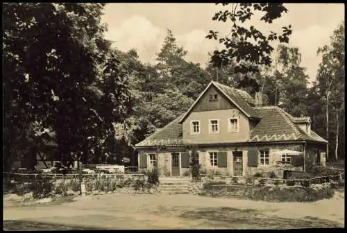 Dahlen Dahlener Heide Waldgaststätte Hospitalhütte über Oschatz 1968