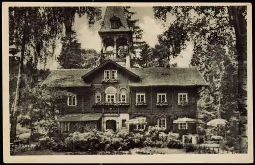 Ansichtskarte Oybin Landhaus Hubertus 1950