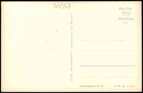 Ansichtskarte Jonsdorf FDGB-Ferienheim Jonashof zur DDR-Zeit 1960