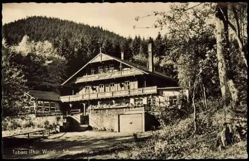 Ansichtskarte Tabarz/Thüringer Wald Schweizerhaus zur DDR-Zeit 1960