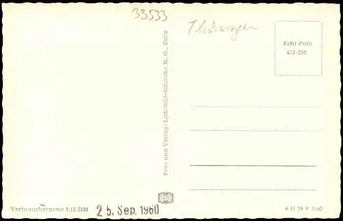 Ansichtskarte Tabarz/Thüringer Wald Schweizerhaus zur DDR-Zeit 1960