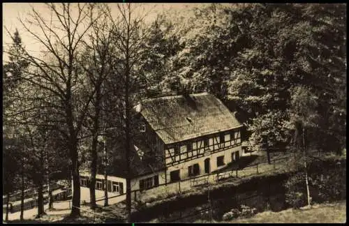 Ansprung-Marienberg im Erzgebirge Erholungsheim Hüttstadtmühle zur DDR-Zeit 1964