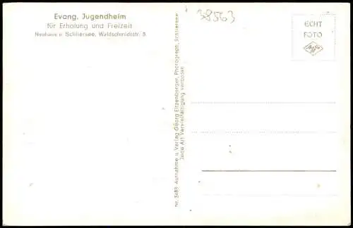 Neuhaus Schliersee   mit Evang. Jugendheim für Erholung und Freizeit 1960