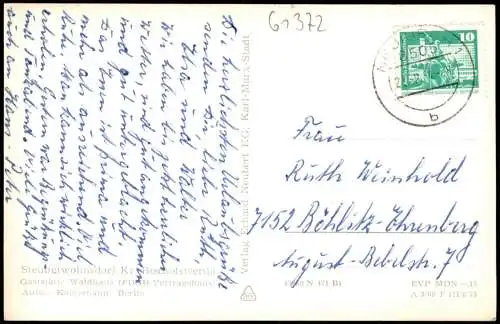 Steinigtwolmsdorf Wołbramecy Gaststätte Waldhaus zur DDR-Zeit 1970