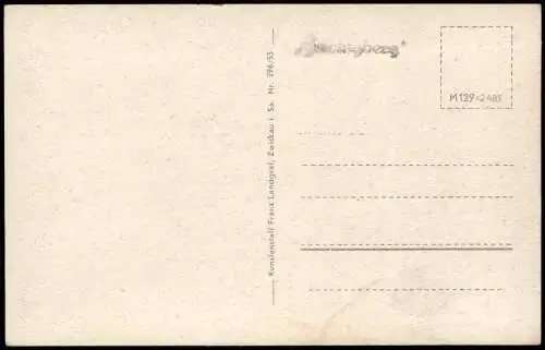 Altenberg (Erzgebirge) Panorama-Ansicht mit d. Geisingberg zur DDR-Zeit 1953