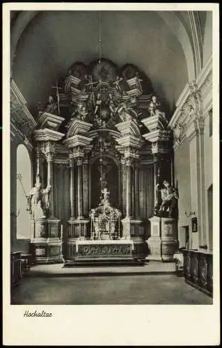 Ansichtskarte Goslar Hochaltar Kirchen Innen 1963    Landpoststempel Grauhof