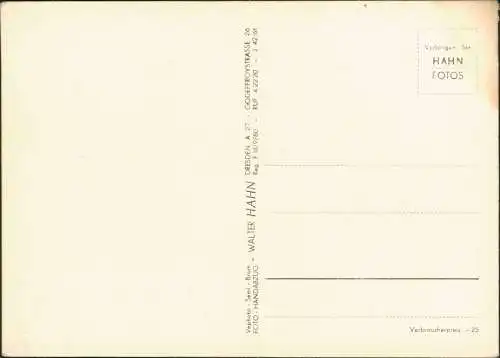 Ansichtskarte Weißer Hirsch-Dresden Luisenhof 1942/1961 Walter Hahn:10275