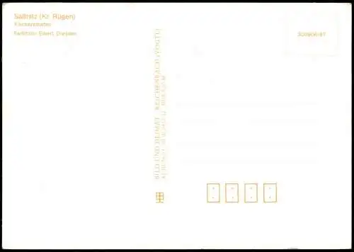 Ansichtskarte Sassnitz Rügen Fischereihafen 1983/1987