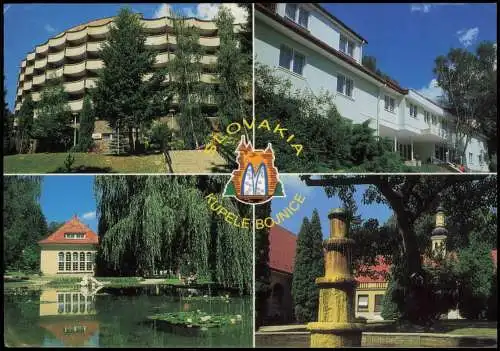 Postcard Weinitz Bojnice (Bajmóc) 4 Bild Stadtansichten 1998