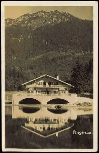 Garmisch-Partenkirchen Billa Hotel am Pflegersee - Fotokarte 1928