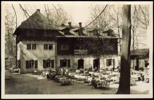 Ansichtskarte Lichtenhain-Sebnitz HO-Berghotel Kuhstall 1953
