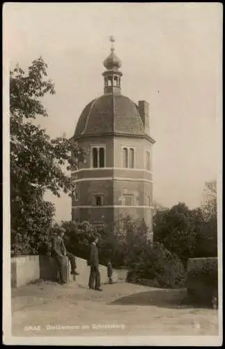 Ansichtskarte Graz Glockenturm am Schlossberg 1920