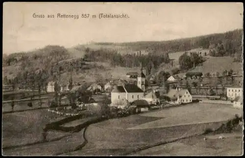 Ansichtskarte Rettenegg Gruss aus Rettenegg (Totalansicht) 1910