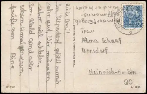 Kipsdorf-Altenberg (Erzgebirge) Hoffmanns Kinderheim zur DDR-Zeit 1954