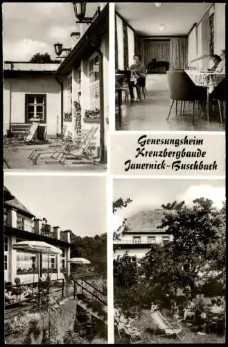 Jauernick-Buschbach-Markersdorf  Oberlausitz Genesungsheim Kreuzbergbaude 1985