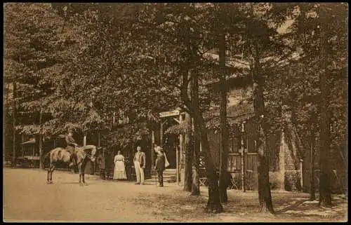 Ansichtskarte Liegau-Augustusbad-Radeberg Forellenschänke Reiter 1918