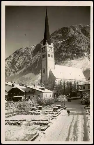 Ansichtskarte Bad Hofgastein Straßenpartie im Winter 1939